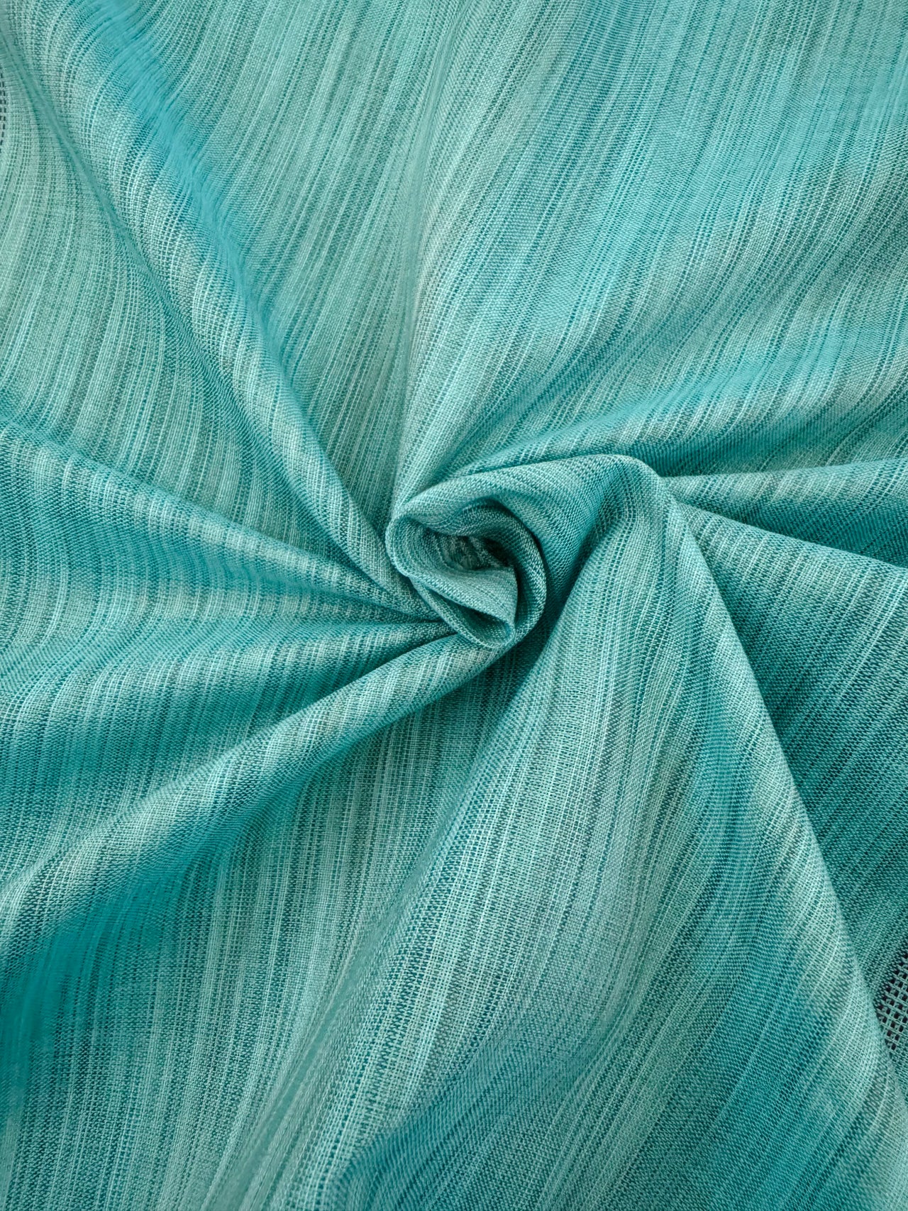ShopNaya Exclusive | Handwoven | Pure Cotton Saree | Jamdani Weave | No Blouse | Sky Blue | Thread Work | Ships from California