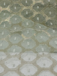 Thumbnail for Masterpiece Authentic Dhakai Jamdani Muslin Saree from Bangladesh | Handwoven | Light Sage Green | Ships from California