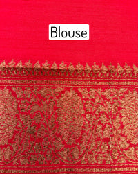 Thumbnail for Lightweight Tussar Silk Saree | Antique Zari | Beige | Hand Brushed | Handwoven | Ships from California