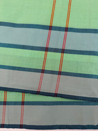 Thumbnail for ShopNaya Exclusive | Handwoven | Pure Cotton Saree | Jamdani Weave | No Blouse | Light Lime Green | No Zari | Ships from California