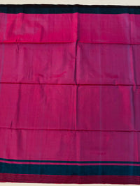 Thumbnail for ShopNaya Exclusive | Handwoven | Cotton Saree | No Blouse | Red & Black | Dual Shade | Handloom Mark | Ships from California