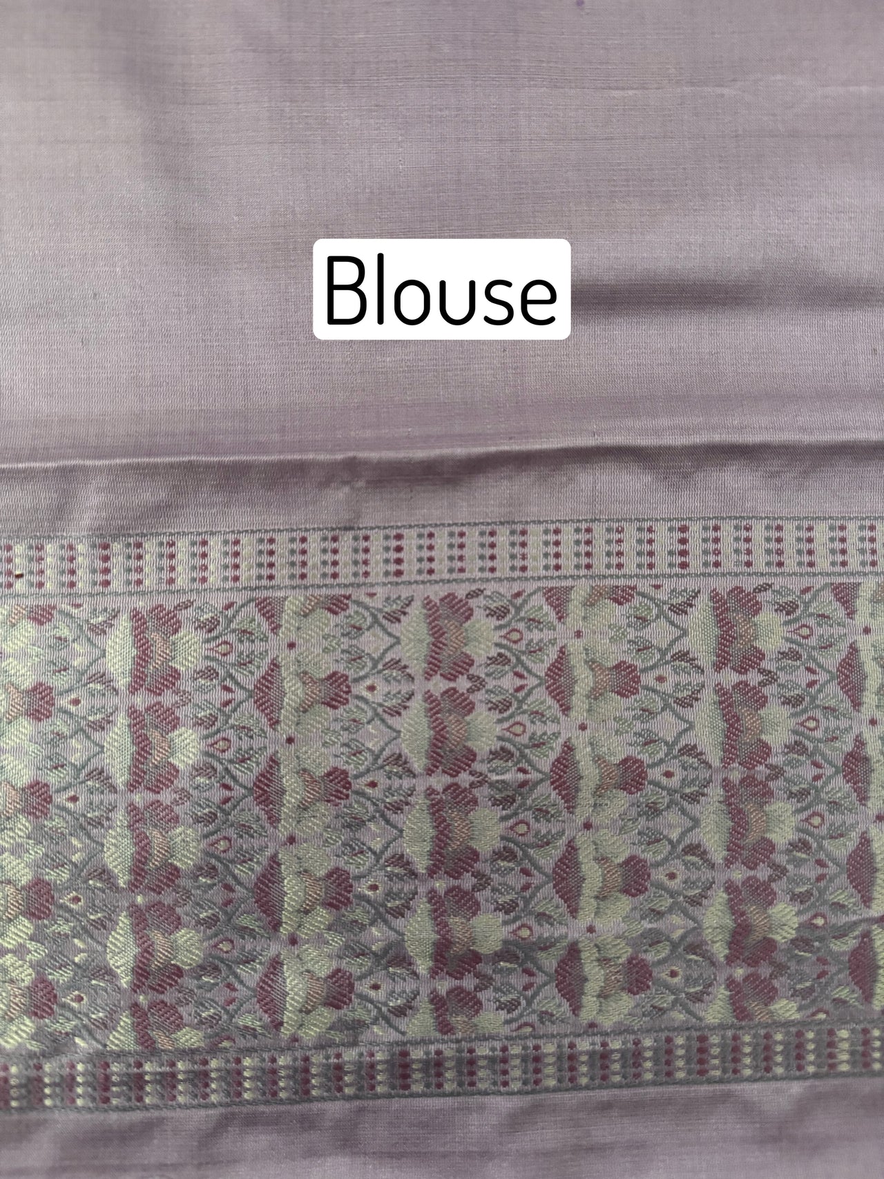 Satin Silk Saree from Banaras| Tanchoi weave | Mauve/Light Purple | Handwoven | No Zari | Silk Mark Certified | Ships from California