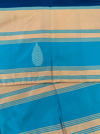 Thumbnail for Kanchipuram silk saree | Black | Handwoven | Ships from California