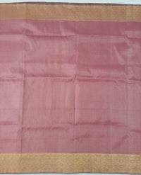 Thumbnail for Banarasi Tissue Silk Saree | Onion Pink | Handwoven | Silk Mark Certified | Ships from California