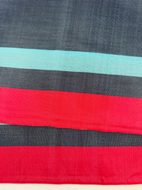Thumbnail for ShopNaya Exclusive | Handwoven | Pure Cotton Saree | Jamdani Weave | No Blouse | Metallic Blue Gray | Thread Work | Handloom Mark | Ships from California