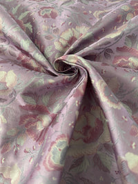 Thumbnail for Satin Silk Saree from Banaras| Tanchoi weave | Mauve/Light Purple | Handwoven | No Zari | Silk Mark Certified | Ships from California