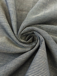 Thumbnail for Handwoven Mangalgiri Cotton Saree | Gray | Gold Zari | Handwoven | Ships from California