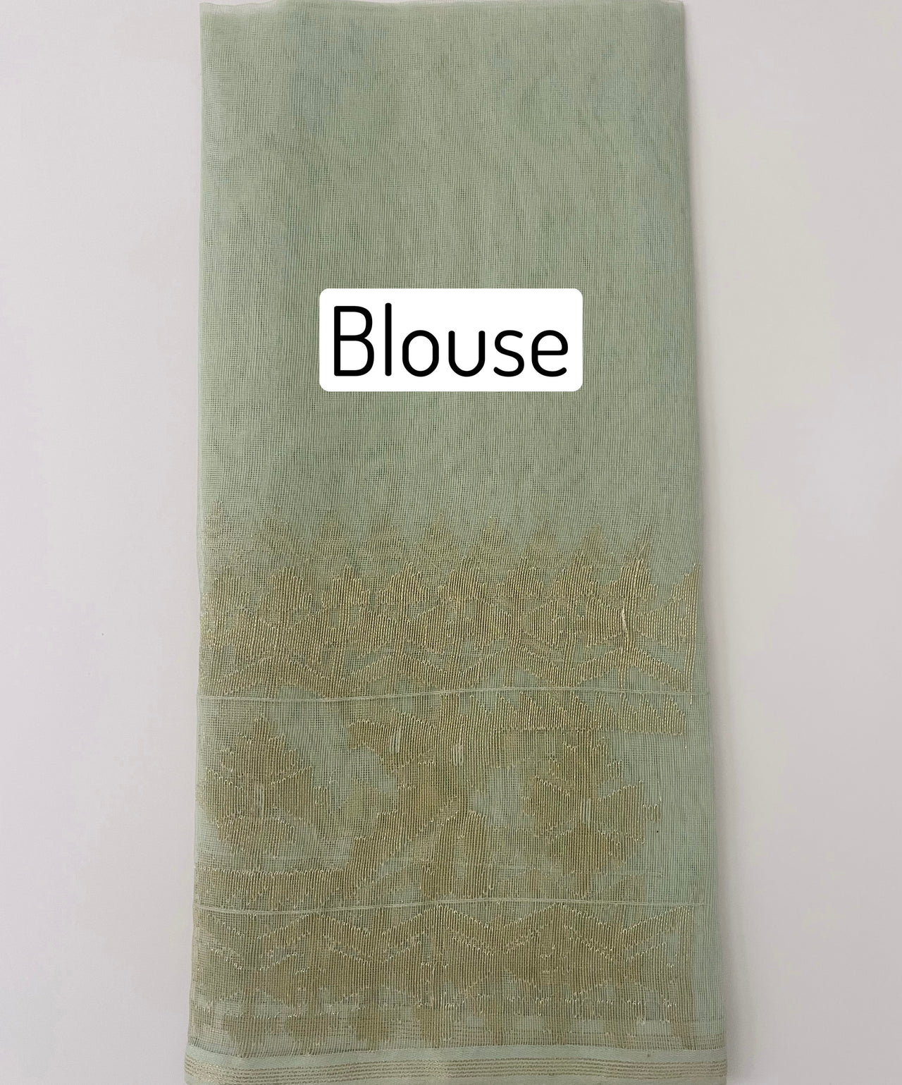 Masterpiece Authentic Dhakai Jamdani Muslin Saree from Bangladesh | Handwoven | Light Sage Green | Ships from California