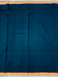 Thumbnail for Handwoven Mangalgiri Cotton Saree | Black | Gold Zari | Handwoven | Ships from California