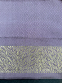 Thumbnail for Banarasi Tissue Silk Saree | Onion Pink | Handwoven | Silk Mark Certified | Ships from California