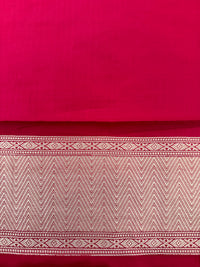 Thumbnail for Banarasi Katan Silk Saree | Red | Handwoven | Silk Mark Certified | Ships from California