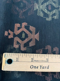 Thumbnail for Authentic Dhakai Jamdani Muslin Saree from Bangladesh | Handwoven | Black | Gold and Copper Threads | Ships from California