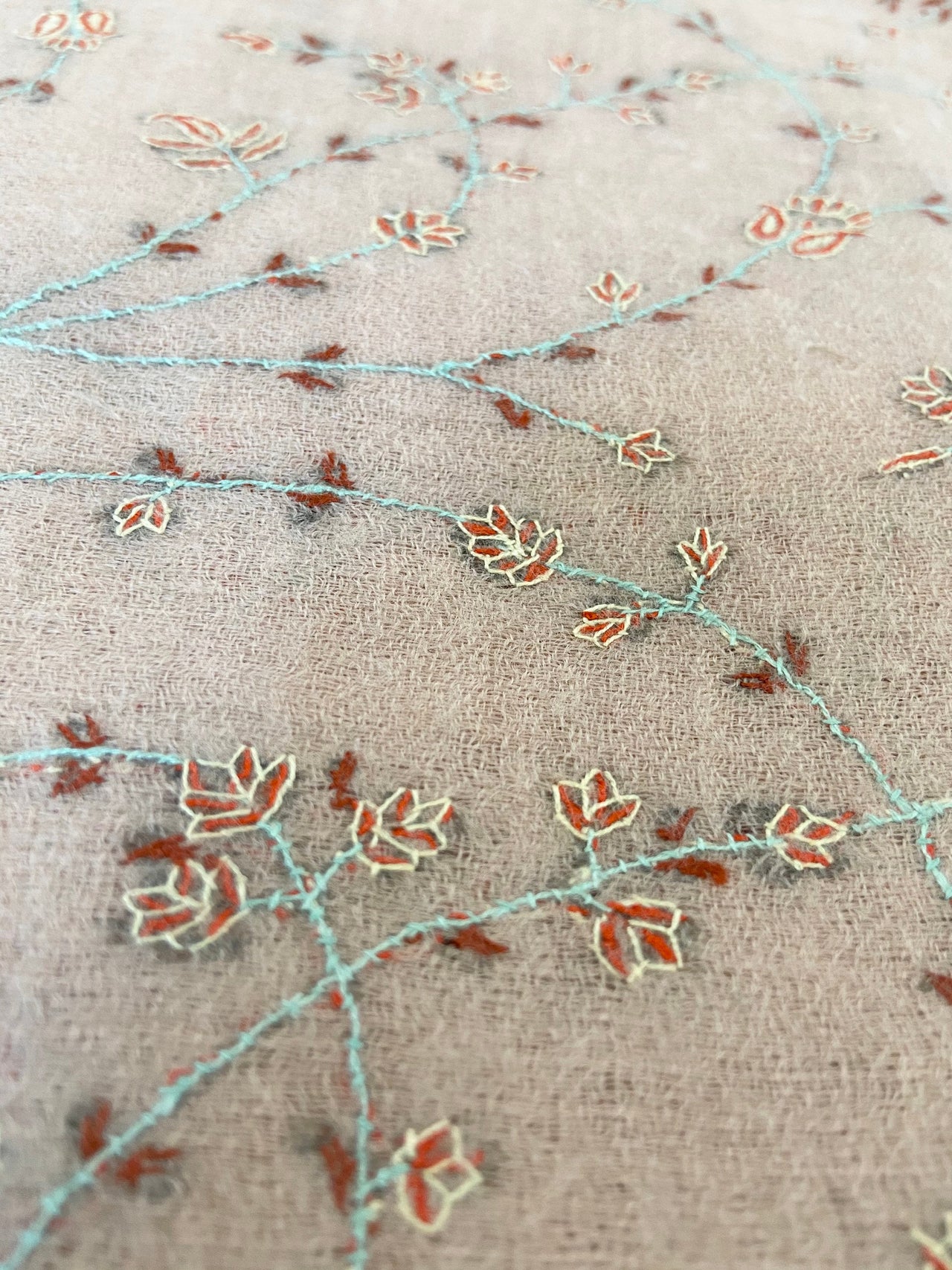 100% cashmere scarf | pale dusty rose | sustainable clothing | Ships from California