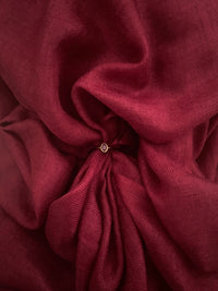 Thumbnail for 100% Cashmere Scarf/Shawl/Wrap | Handwoven | Maroon | Ships from California