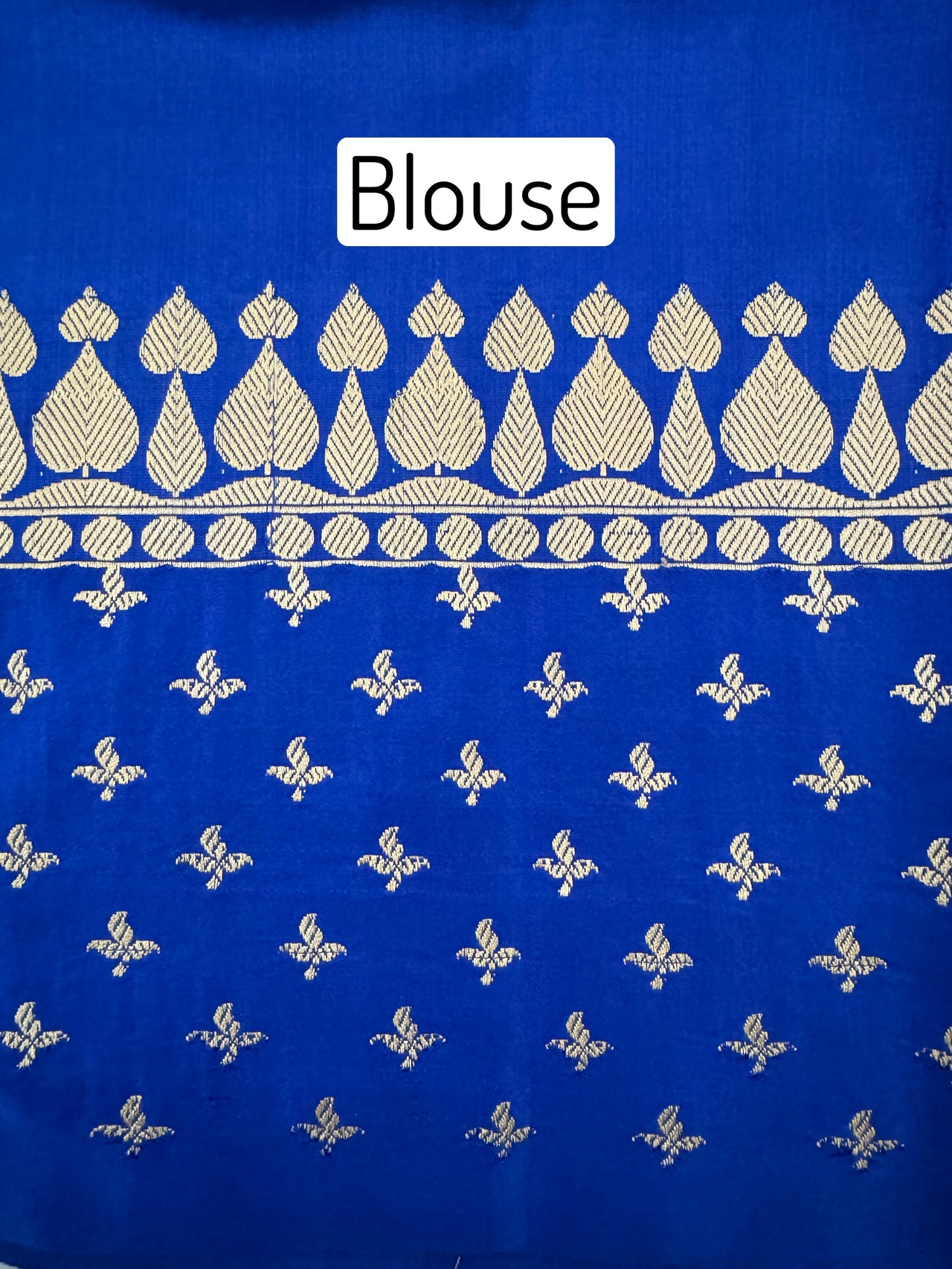 Banarasi Katan Silk Saree | Royal Blue | Gold Zari | Handwoven | Silk Mark Certified | Ships from California