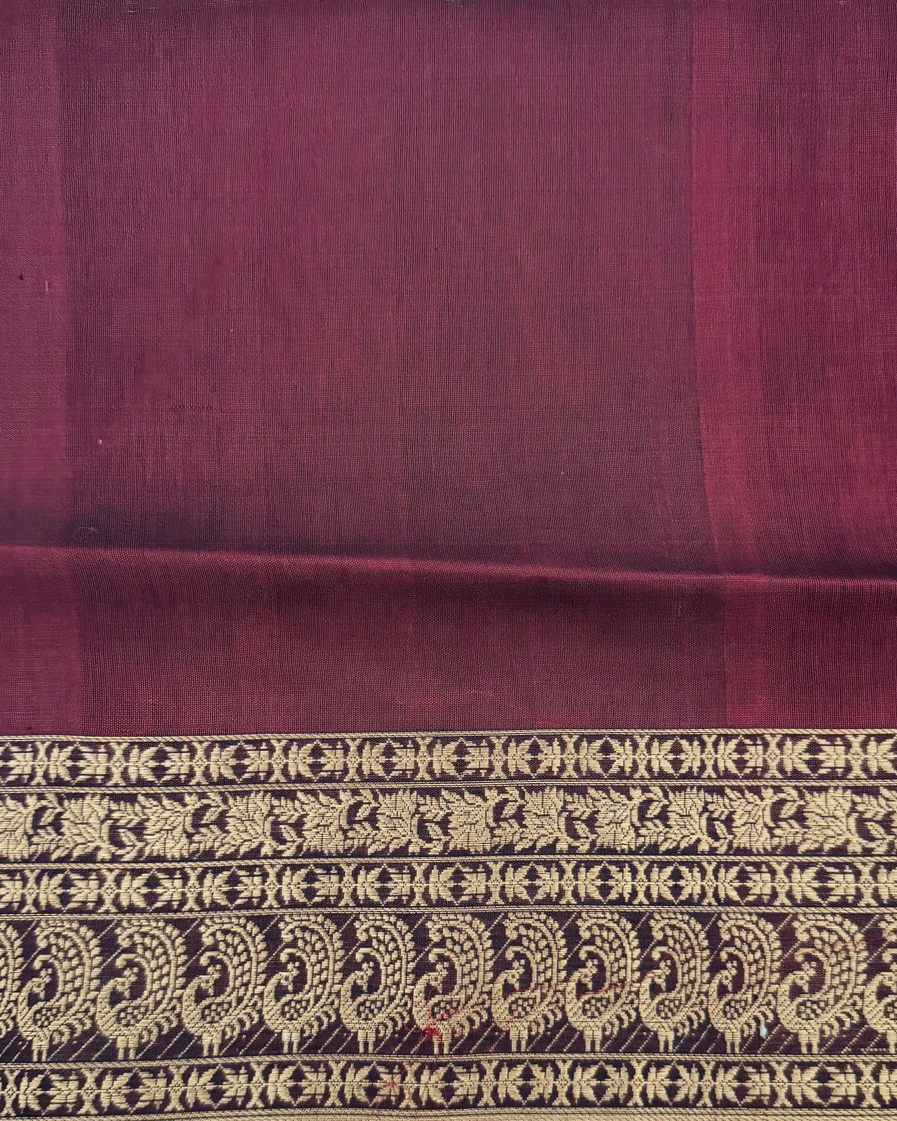 ShopNaya Exclusive | Pure Mulberry Silk Saree | Maroon | Light Weight | Gold Zari | Handwoven | Ships from California | Anamniya