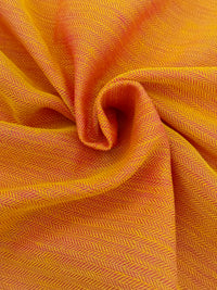 Thumbnail for ShopNaya Exclusive | Handwoven | Cotton & Soft Silk Saree | Dobby Design | No Blouse | Yellow Orange | Ships from California