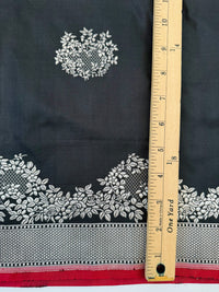 Thumbnail for Banarasi Katan Pure Silk Saree | Black | Silver Zari | Handwoven | Silk Mark Certified | Ships from California