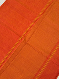 Thumbnail for Handwoven Mangalgiri Cotton Saree | Orange Pink Shot Color | Gold Zari | Handwoven | Ships from California