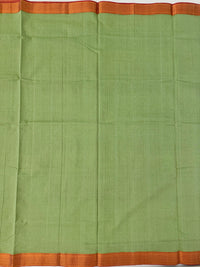 Thumbnail for Handwoven Mangalgiri Cotton Saree | Light Green Yellow | Gold Zari | Handwoven | Ships from California