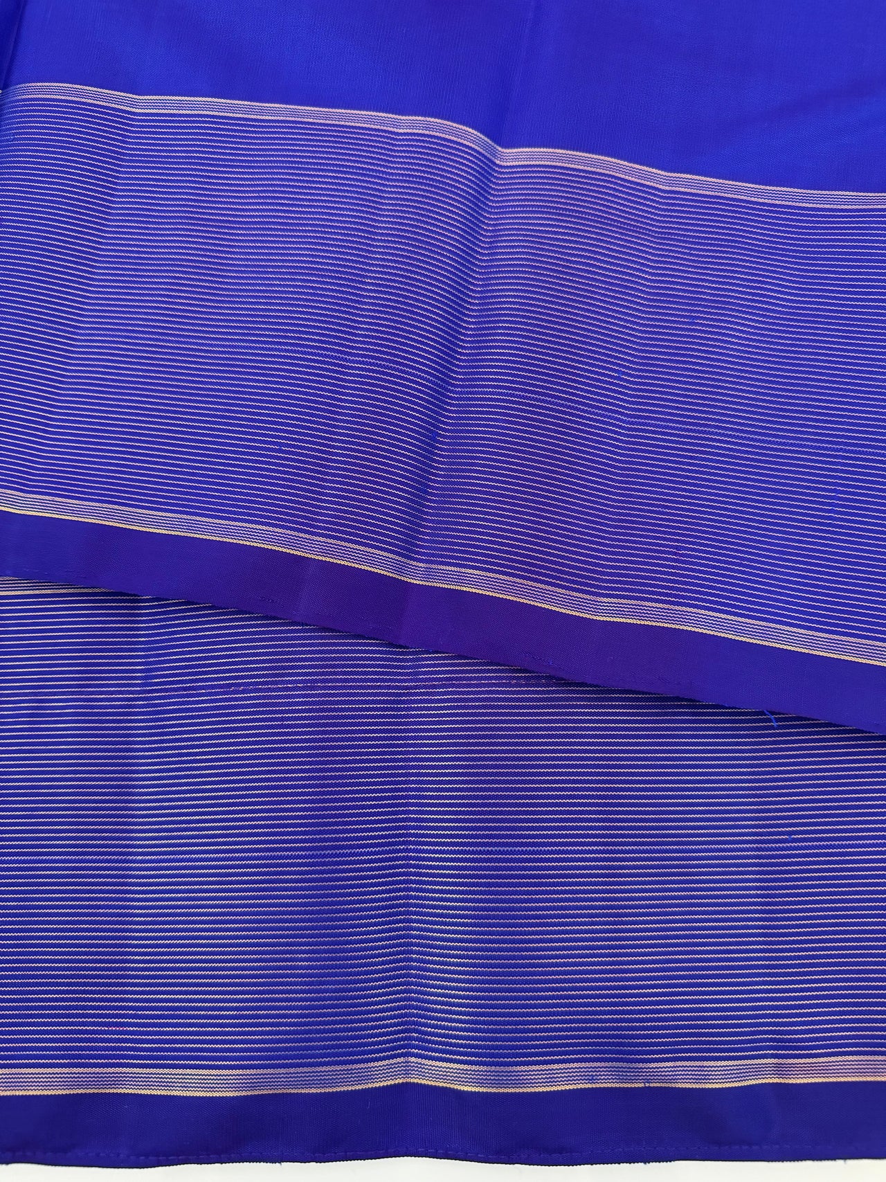 Kanchivaram Pure Zari Pure Silk Saree | Royal Blue | Gold Zari | Handwoven | Ships from California