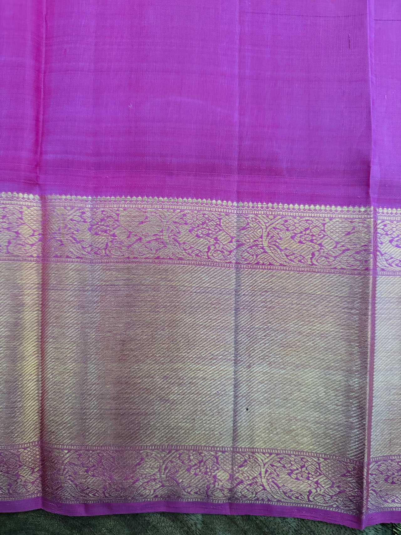 Exclusive Kanchivaram Korvai Pure Silk Pure Zari Silk Saree | Wine & Pink | Gold Zari | Handwoven | Ships from California