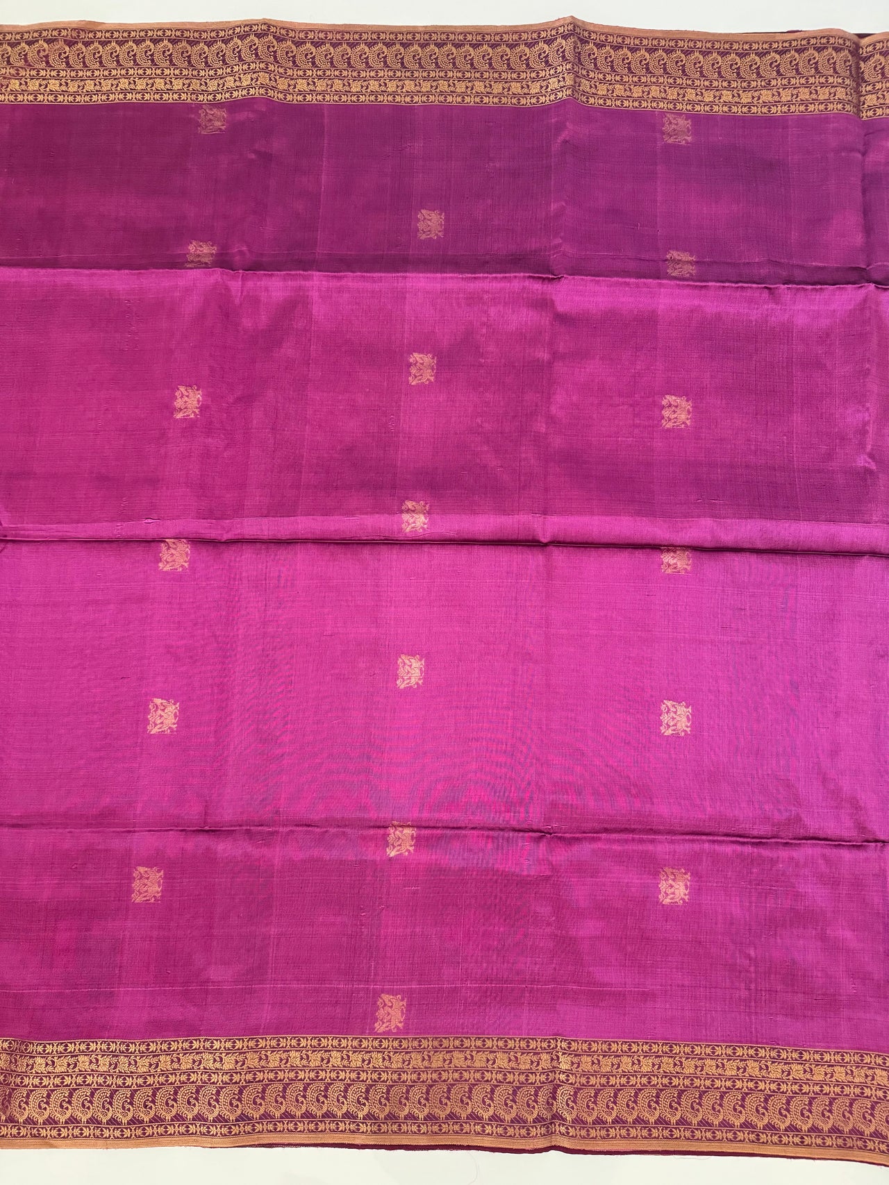 ShopNaya Exclusive | Pure Mulberry Silk Saree | Pink | Light Weight | Gold Zari | Handwoven | Ships from California | Anamniya