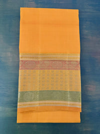 Thumbnail for Exclusive Tribal Art Kanchivaram Korvai Pure Silk Pure Zari Silk Saree | Warli Inspired | Off-White | Handwoven | Ships from California