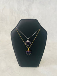 Thumbnail for Natural Amethyst Gemstone Pendant Necklace | Ships from California