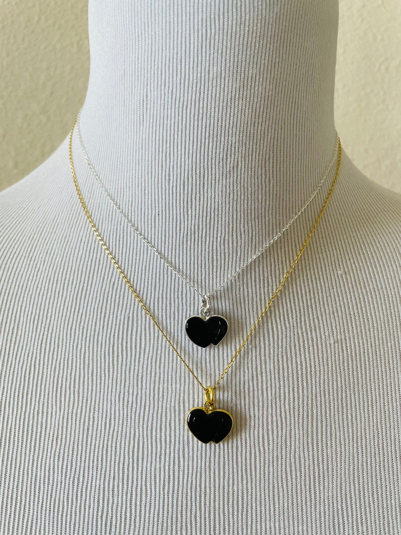 Black Onyx Gemstone Pendant Necklace | Ships from California